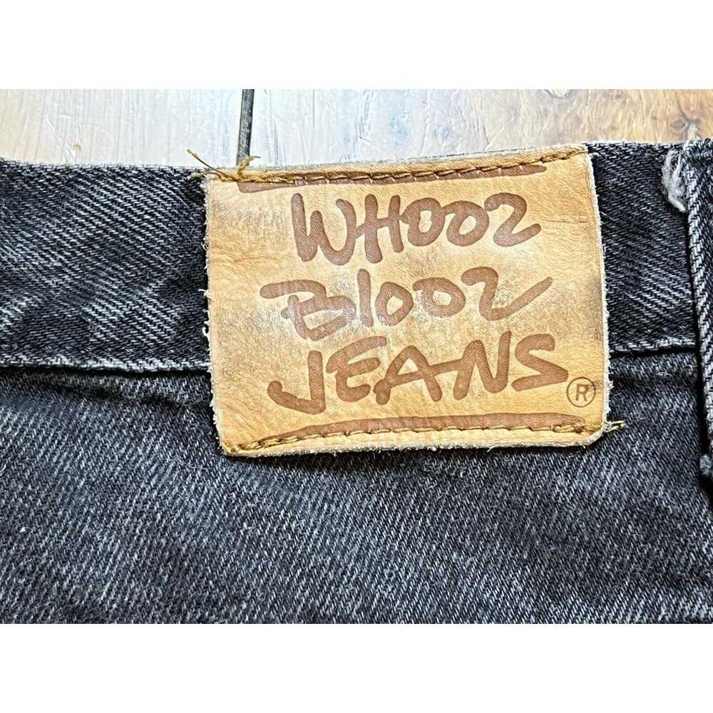Whooz Blooz Jeans Vintage High Rise Mom Jeans Size 11/12 Regular‎ Y2K Hippie 90s - Picture 3 of 12